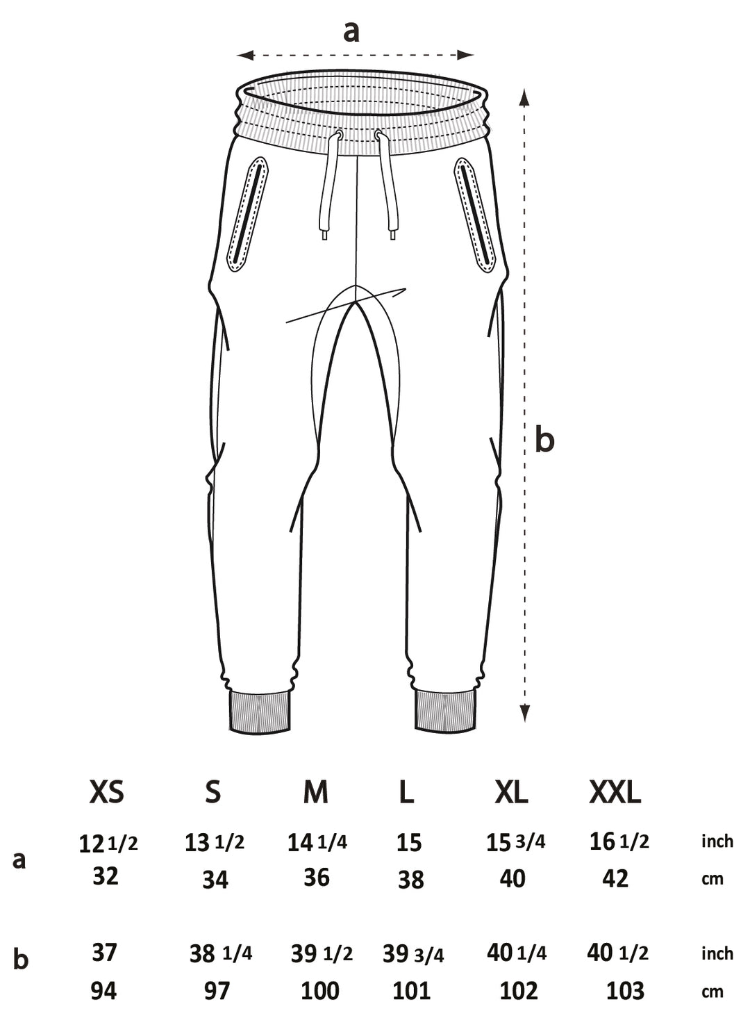 Unisex Sweat Pants (Joggers) - Black - Discontinued