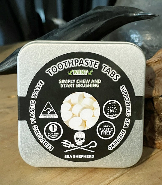Turtle Tribe x Sea Shepherd Toothpaste 125 Tablets – Sea Shepherd Australia