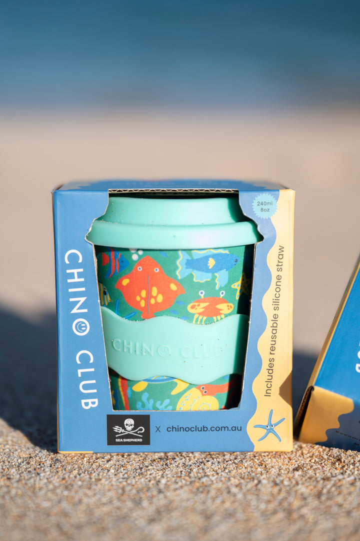 Chino Club x Sea Shepherd Tropical Kids Keep Cup 8 oz