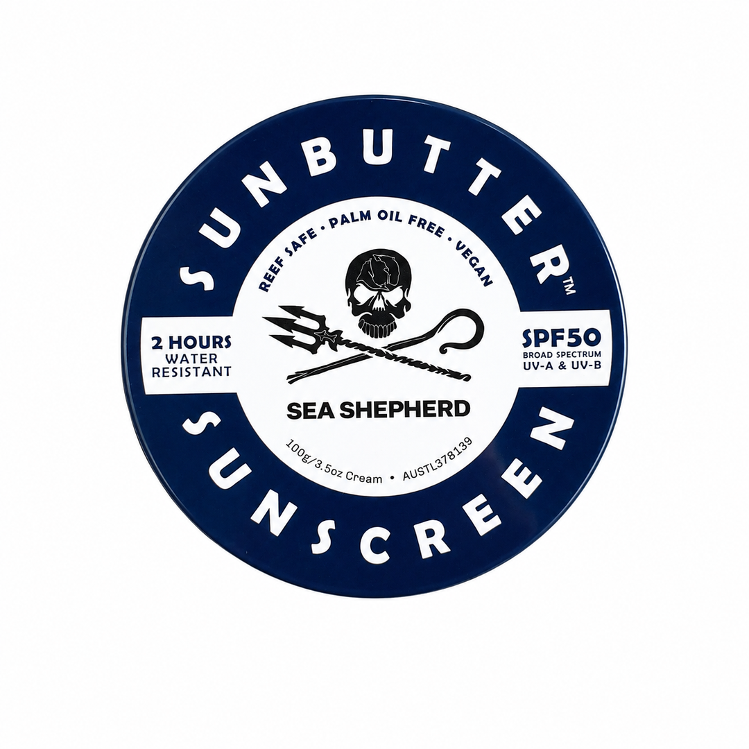 Sunbutter Sunscreen X Sea Shepherd