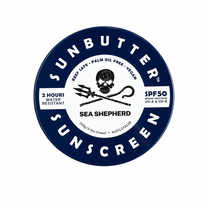 Sunbutter Sunscreen X Sea Shepherd