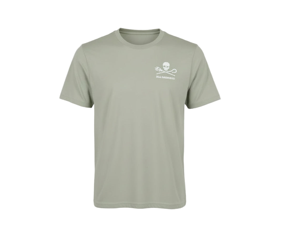 For The Ocean Manta Ray  Unisex Tee - Light Olive