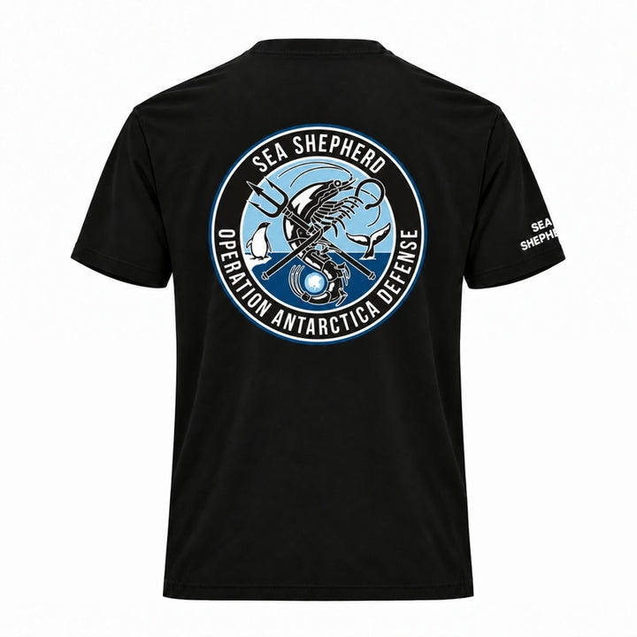 Operation Antarctica Defence Unisex Tee – Black