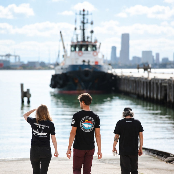 Classic Whale Navy Unisex Tee