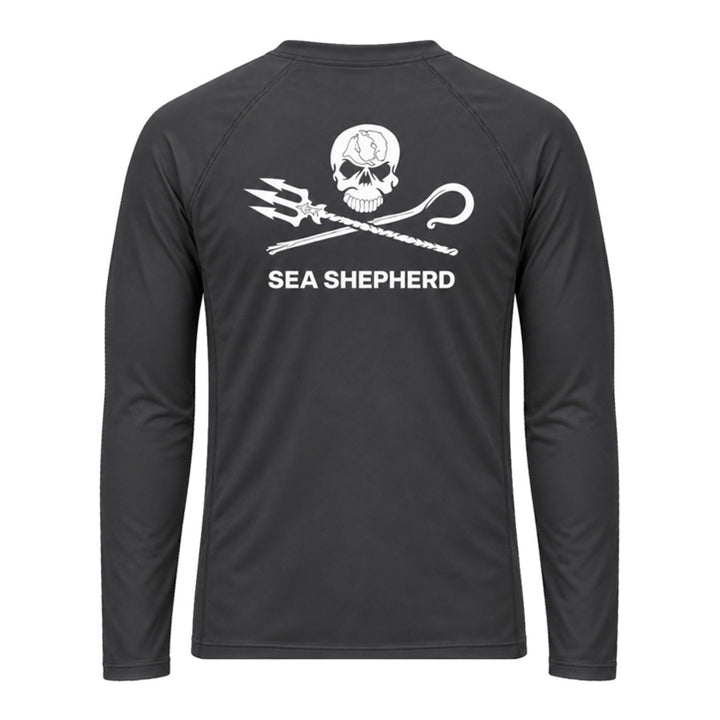 Jolly Roger UPF 50+ Recycled Repreve Unisex Rashie Long Sleeve Tee - Carbon