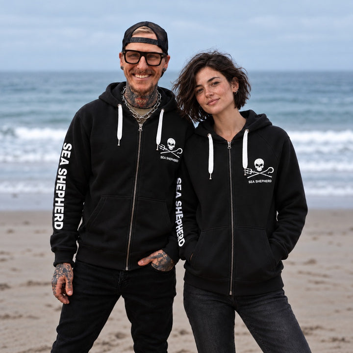 Jolly Roger Unisex Zip Hoodie