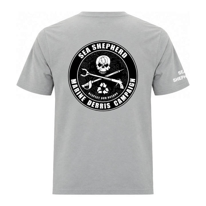 Marine Debris Campaign Unisex Tee - Grey