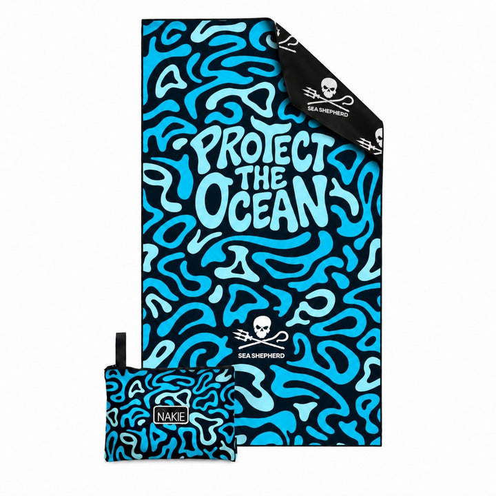 Nakie x Sea Shepherd Recycled Sand Free Beach Towel
