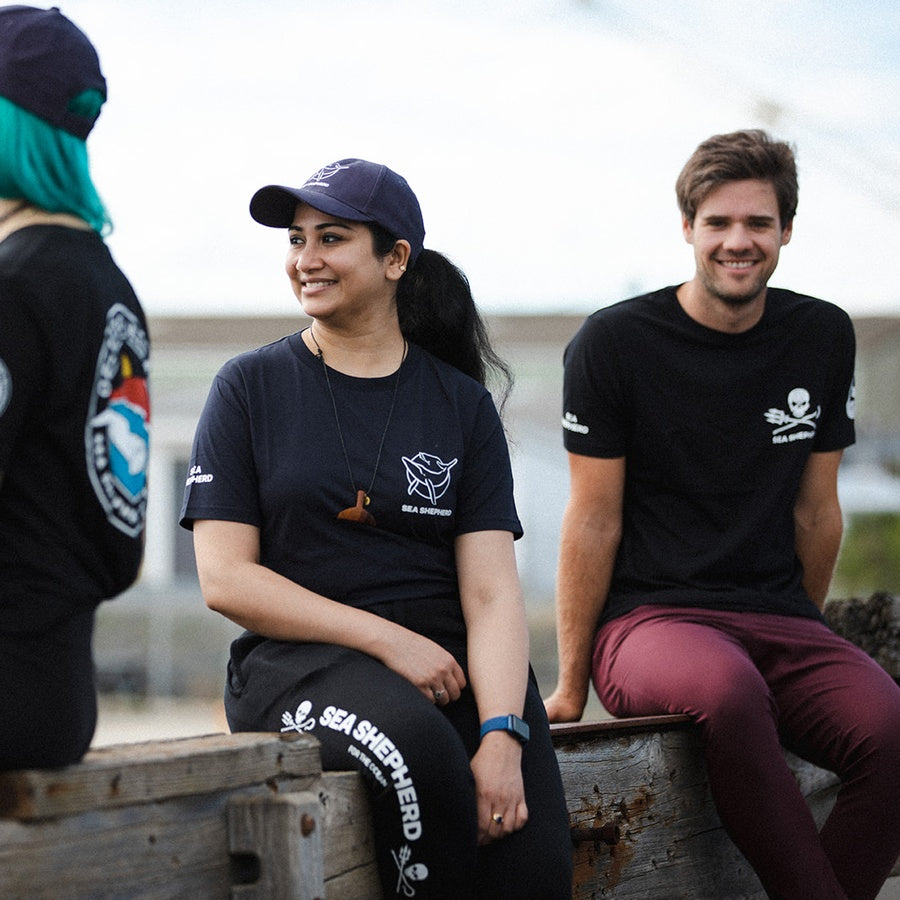 Classic Whale Navy Unisex Tee
