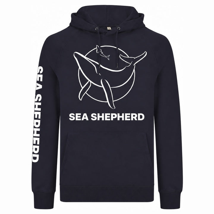 Classic Whale Navy Unisex Pullover Hoodie - HALF PRICE!