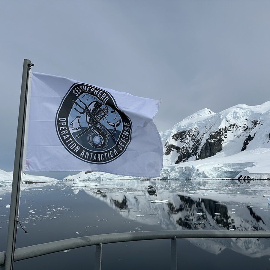 Operation Antarctica Defence Unisex Tee – Black