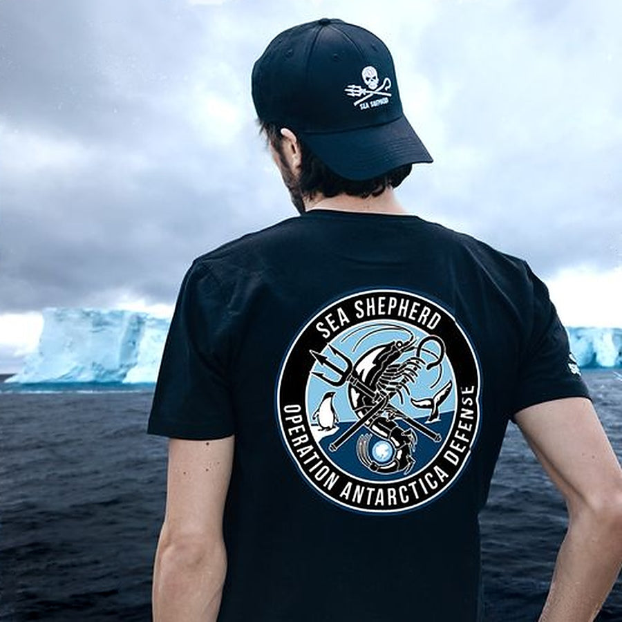 Operation Antarctica Defence Unisex Tee – Black
