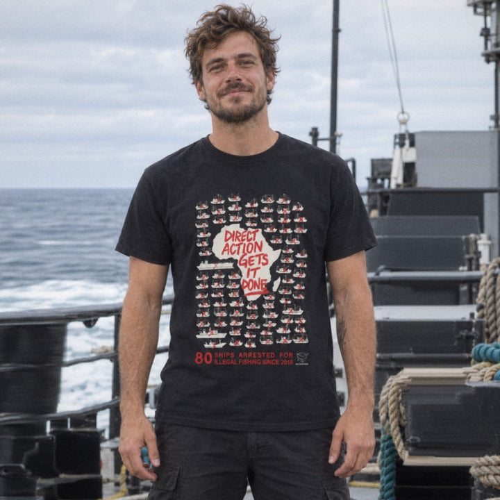 Direct Action Gets It Done Unisex Tee - Navy