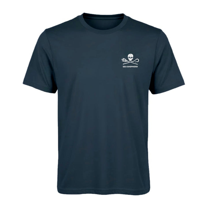 For The Ocean Whale Unisex Tee – Denim Blue