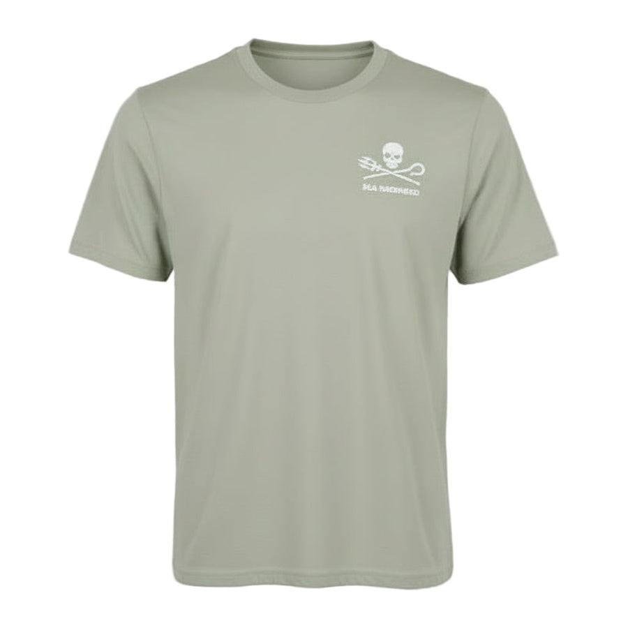 For The Ocean Manta Ray  Unisex Tee - Light Olive