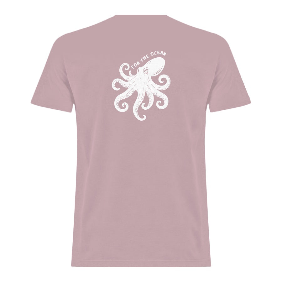 For The Ocean Octopus Unisex Tee - Miami Pink