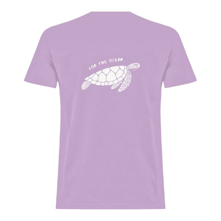 For The Ocean Turtle Unisex Tee - Lavender