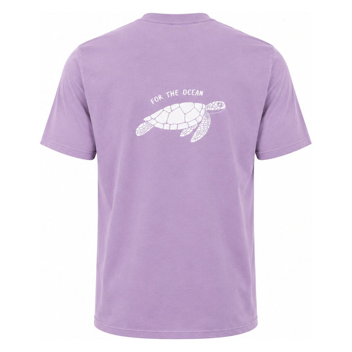 For The Ocean Turtle Unisex Tee - Lavender