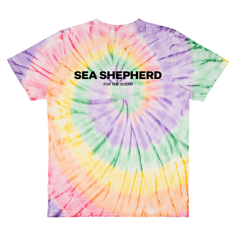 Jolly Roger Unisex Tie Dye Tee - Rainbow – Sea Shepherd Australia