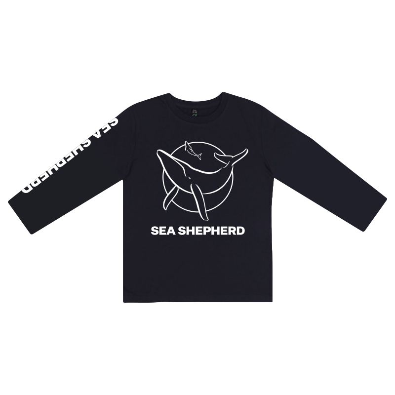Classic Whale Youth - Long Sleeve Tee - Navy $30.00 or any 2 for $50.00!