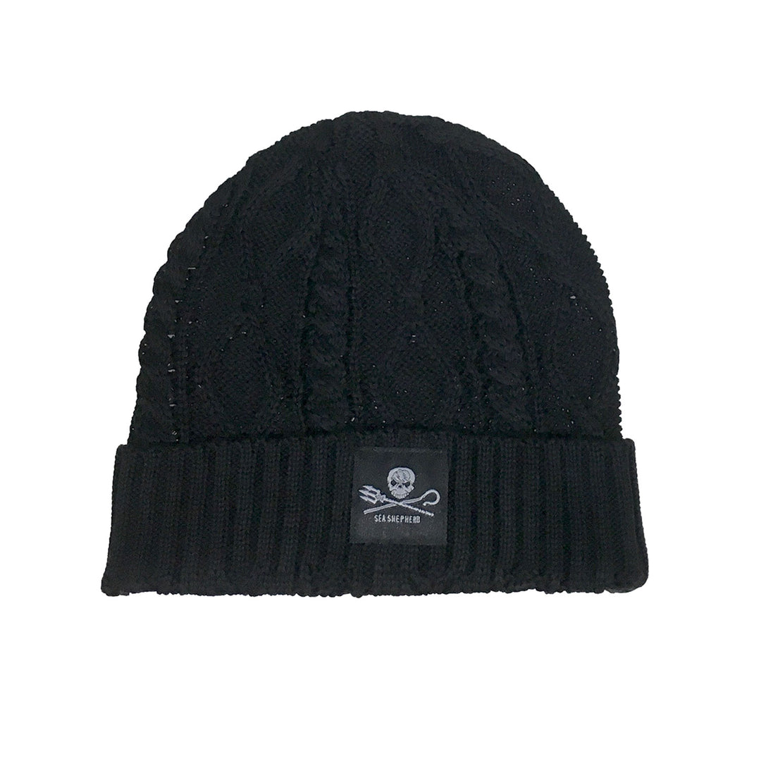 Jolly Roger Cable Knit Beanie